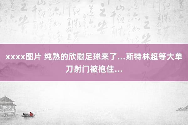 xxxx图片 纯熟的欣慰足球来了...斯特林超等大单刀射门被抱住...